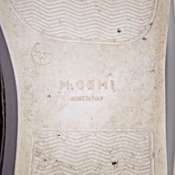 M. Gemi Beige Woven Leather Slip On Shoes Made in Italy ~ Women Size 7 (37.5EU) - Picture 13 of 16